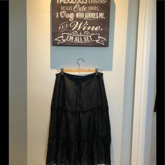 Sz7 Aline skirt beading/ruffle detail - Picture 4 of 5